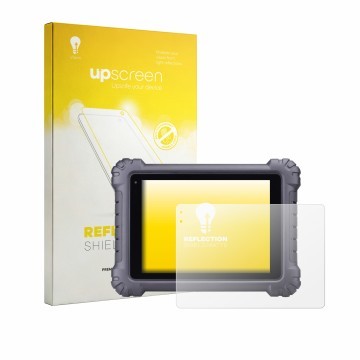 Front side of a product packaging with the brand logo upscreen. Next to it is the device Autel MaxiSys MS909 shown with the co