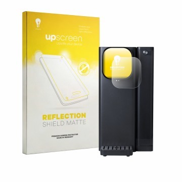 Vorderseite einer Produktverpackung mit dem Markenlogo upscreen. Daneben ist das Gerät Osmofresh Fusion Air mit dem zugehörige