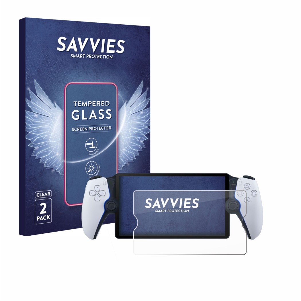 2x Savvies Xtreme Glass HD33 Clear Protector de pantalla de