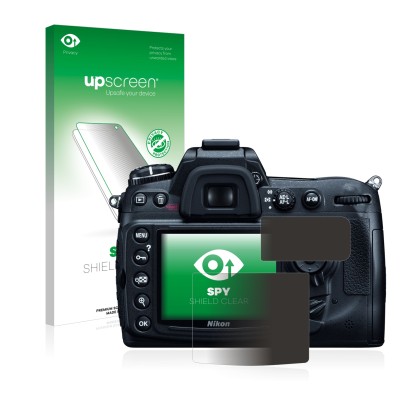 Front side of a product packaging with the brand logo upscreen. Next to it is the device Nikon D300 shown with the correspondi