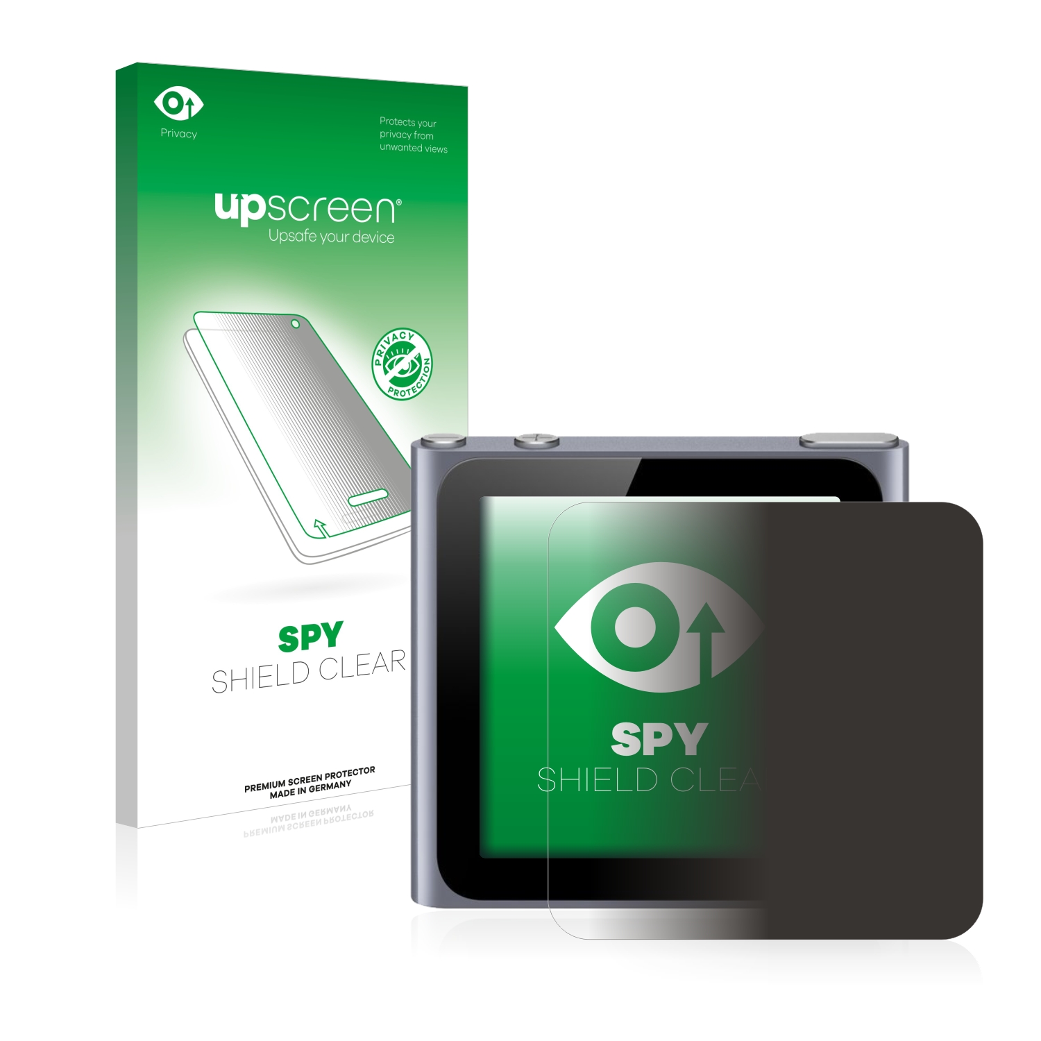 upscreen® Spy Shield Privacy Screen Protector Premium for Apple iPod nano  6th generation (2011)