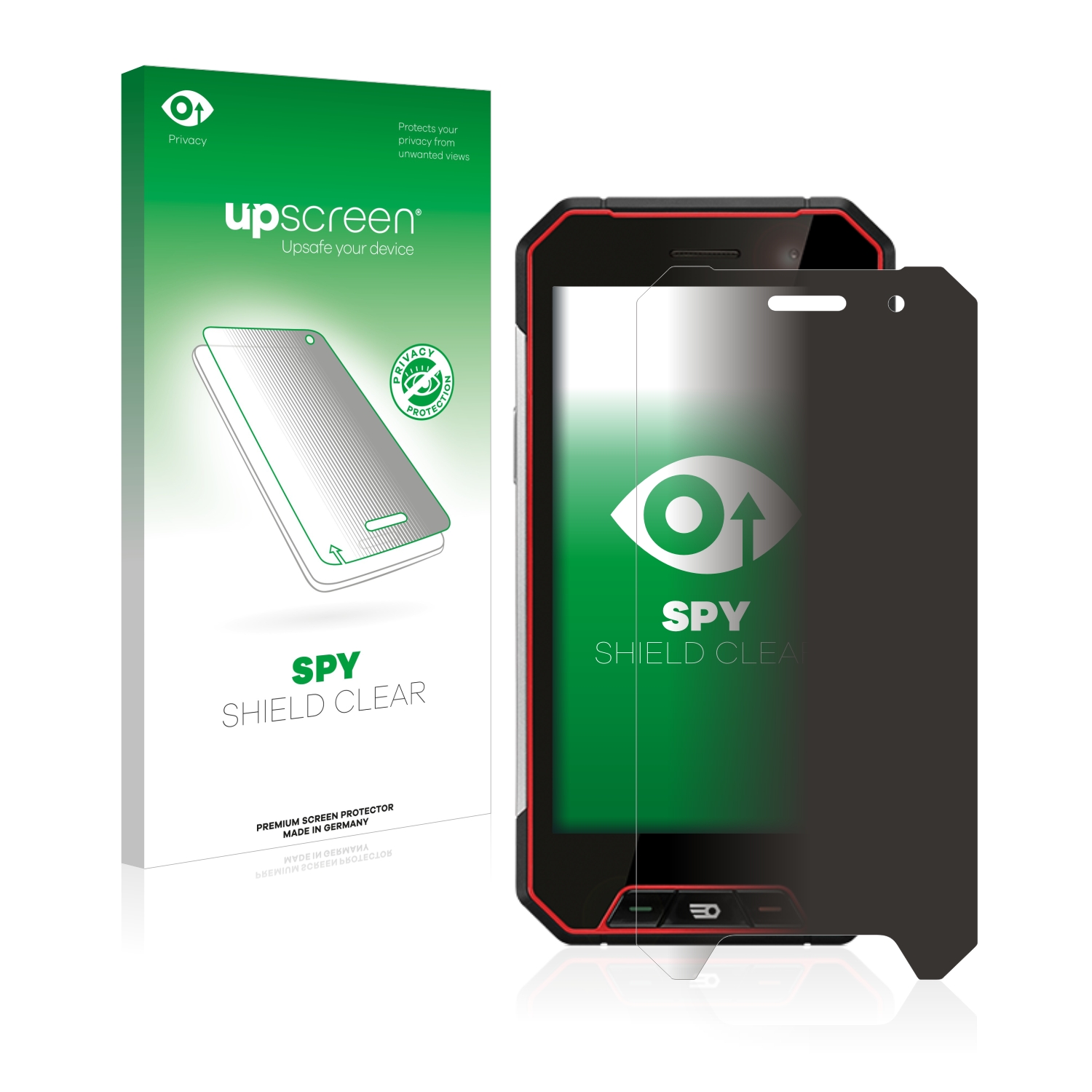 upscreen spy shield clear premium privacy screen protector for facom f400 protectionfilms24 com protectionfilms24 com
