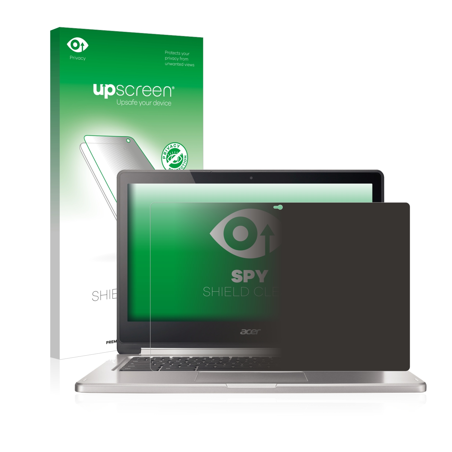 upscreen Spy Shield Clear Premium Privacy Screen Protector for