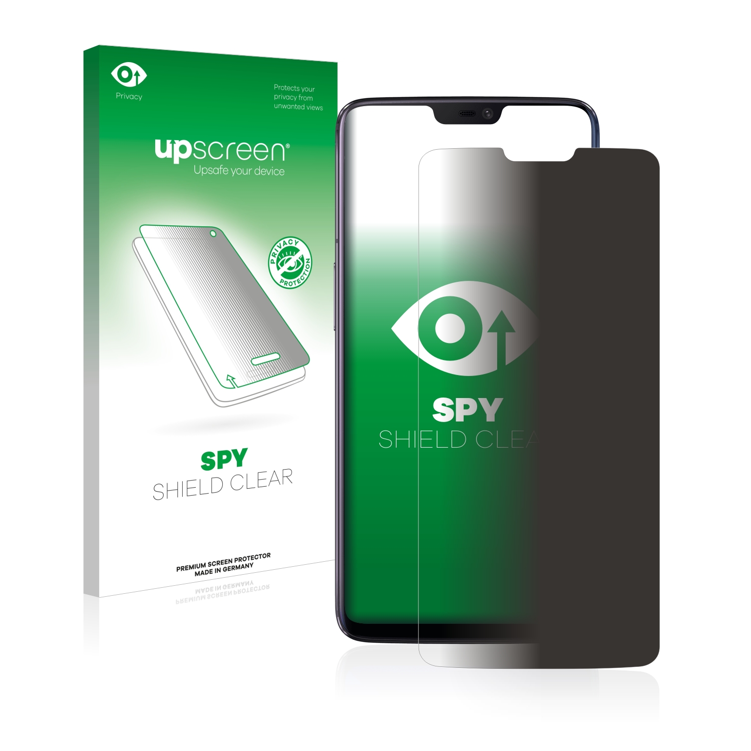 Celicious Privacy Plus 4-Way Anti-Spy Filter Screen Protector Film Compatible with OnePlus 6