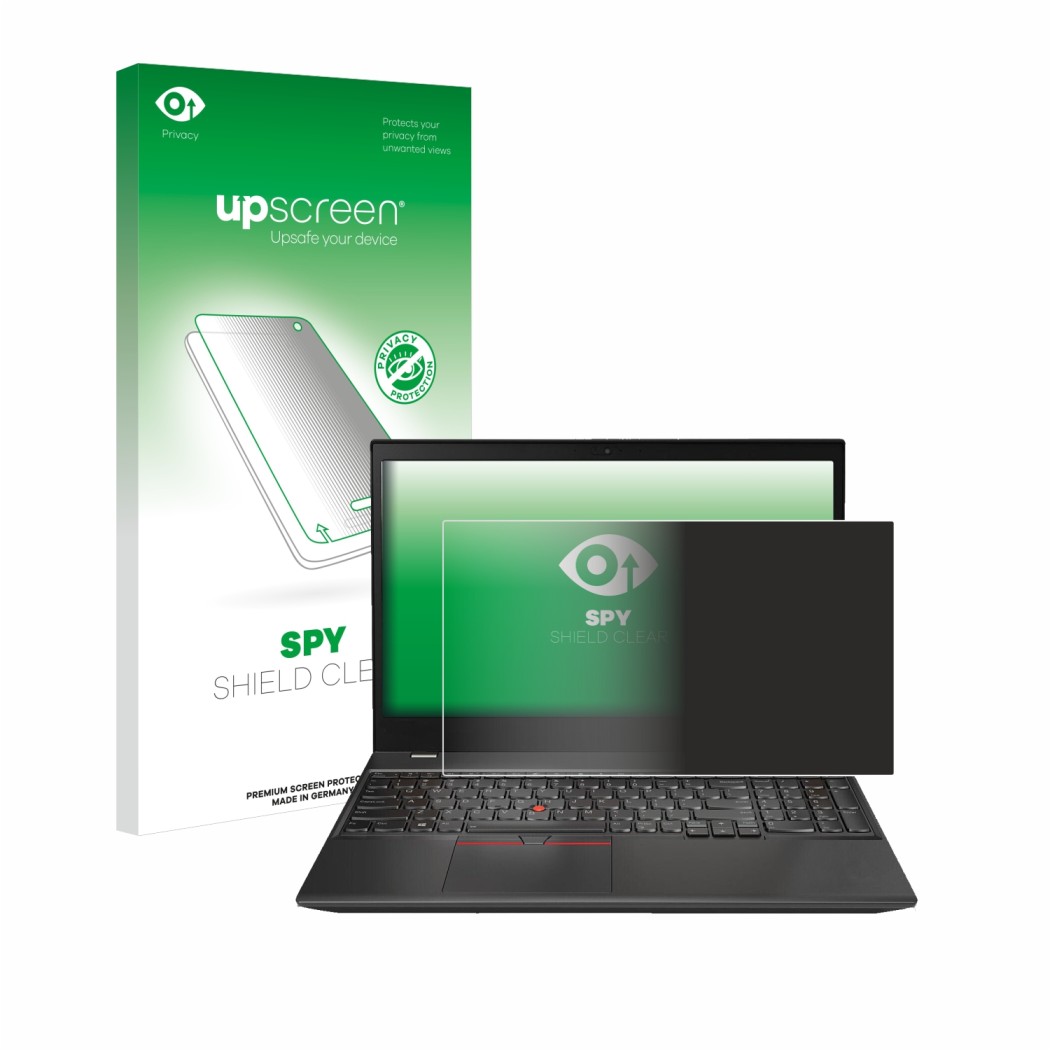 Upscreen Spy Shield Clear Premium Privacy Screen Protector For Lenovo Thinkpad T580 15 6 Protectionfilms24 Com