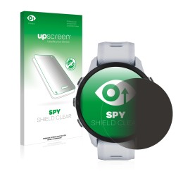 Front side of a product packaging with the brand logo upscreen. Next to it is the device Garmin Forerunner 955 Solar shown wit