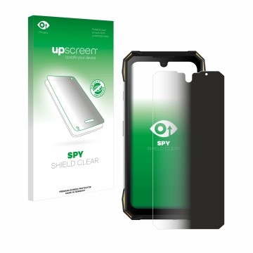 Front side of a product packaging with the brand logo upscreen. Next to it is the device Doogee S89 Pro shown with the corresp