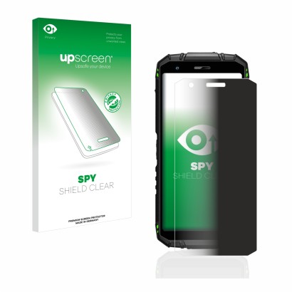 Front side of a product packaging with the brand logo upscreen. Next to it is the device Doogee S41 Pro shown with the corresp