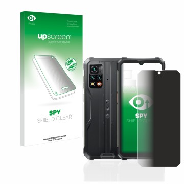 Front side of a product packaging with the brand logo upscreen. Next to it is the device Blackview BV9200 (Front+Camera) shown