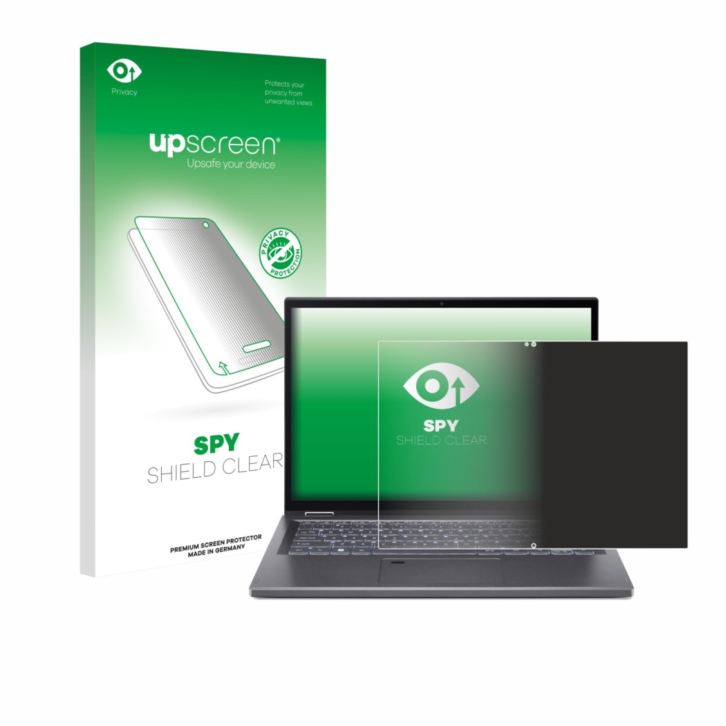 upscreen Spy Shield Clear Premium Privacy Screen Protector for