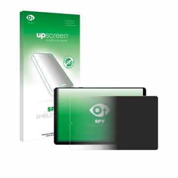 Face avant d’un emballage produit avec le logo de la marque upscreen. À côté, l’appareil Lenovo Legion Y700 (2023) est représe