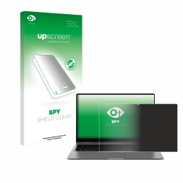 Face avant d’un emballage produit avec le logo de la marque upscreen. À côté, l’appareil Samsung Galaxy Book5 360 15.6