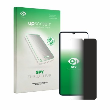 Vorderseite einer Produktverpackung mit dem Markenlogo upscreen. Daneben ist das Gerät Itel Zeno 20 Max mit dem zugehörigen Di