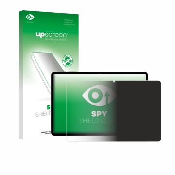 Face avant d’un emballage produit avec le logo de la marque upscreen. À côté, l’appareil Teclast P50T est représenté avec la p