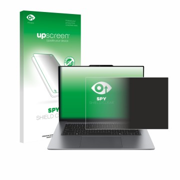 Vorderseite einer Produktverpackung mit dem Markenlogo upscreen. Daneben ist das Gerät Lenovo ThinkPad X9-15p Gen 1 Aura Editi