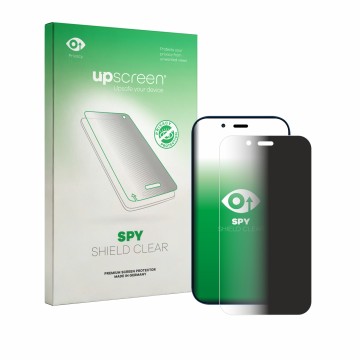 Front side of a product packaging with the brand logo upscreen. Next to it is the device Hisense U964 shown with the correspon