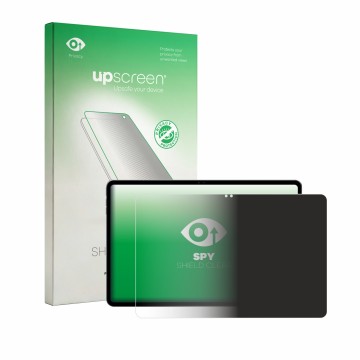 Parte frontale di una confezione del prodotto con il logo del marchio upscreen. Accanto è raffigurato il dispositivo Alldocube