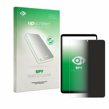 Parte frontale di una confezione del prodotto con il logo del marchio upscreen. Accanto è raffigurato il dispositivo BNCF BPad