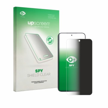 Vorderseite einer Produktverpackung mit dem Markenlogo upscreen. Daneben ist das Gerät Honor Power 2 mit dem zugehörigen Displ