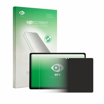 Vorderseite einer Produktverpackung mit dem Markenlogo upscreen. Daneben ist das Gerät ASUS Chromebook CM32 mit dem zugehörige