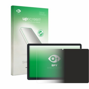 Parte frontale di una confezione del prodotto con il logo del marchio upscreen. Accanto è raffigurato il dispositivo Acepad A1