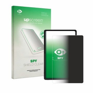Vorderseite einer Produktverpackung mit dem Markenlogo upscreen. Daneben ist das Gerät Lenovo Idea Tab 11