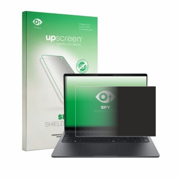 Face avant d’un emballage produit avec le logo de la marque upscreen. À côté, l’appareil Dell Pro 5 Series 16 P516260 est repr