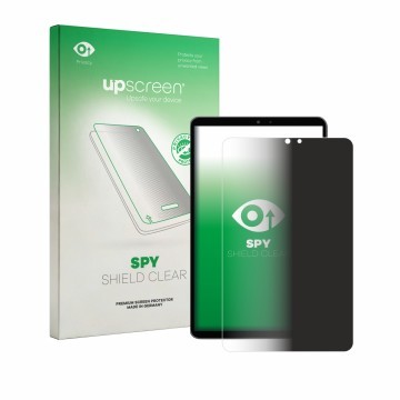 Front side of a product packaging with the brand logo upscreen. Next to it is the device Alldocube iPlay 80 mini Pro shown wit