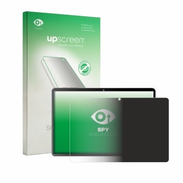 Parte frontal de un envase de producto con el logotipo de la marca upscreen. Al lado se muestra el dispositivo Tuohaitime C5-J