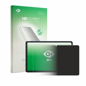 Parte frontal de un envase de producto con el logotipo de la marca upscreen. Al lado se muestra el dispositivo Tuohaitime A30 