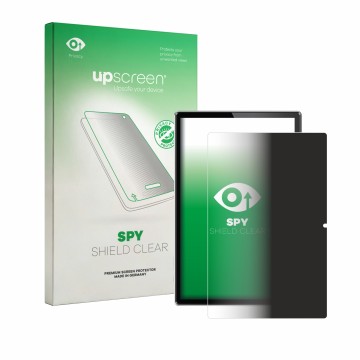 Parte frontale di una confezione del prodotto con il logo del marchio upscreen. Accanto è raffigurato il dispositivo Simplori 