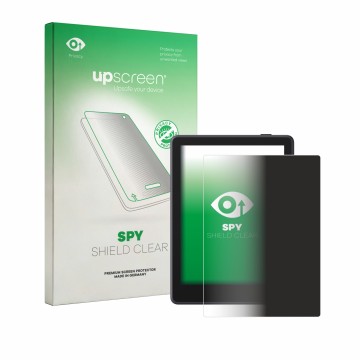 Vorderseite einer Produktverpackung mit dem Markenlogo upscreen. Daneben ist das Gerät Boox Go 6 Gen II mit dem zugehörigen Di