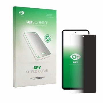 Face avant d’un emballage produit avec le logo de la marque upscreen. À côté, l’appareil Blackview Color 6 est représenté avec