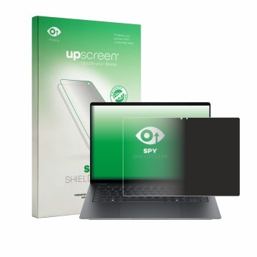 Vorderseite einer Produktverpackung mit dem Markenlogo upscreen. Daneben ist das Gerät HP OmniBook Ultra 14 2026 14-kd0771ngx 