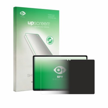 Vorderseite einer Produktverpackung mit dem Markenlogo upscreen. Daneben ist das Gerät Lenovo Tab Plus Gen 2 mit dem zugehörig