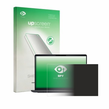 Vorderseite einer Produktverpackung mit dem Markenlogo upscreen. Daneben ist das Gerät Dell Pro 3-Serie 14 P314260 mit dem zug