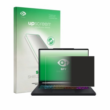 Parte frontale di una confezione del prodotto con il logo del marchio upscreen. Accanto è raffigurato il dispositivo MSI Cross