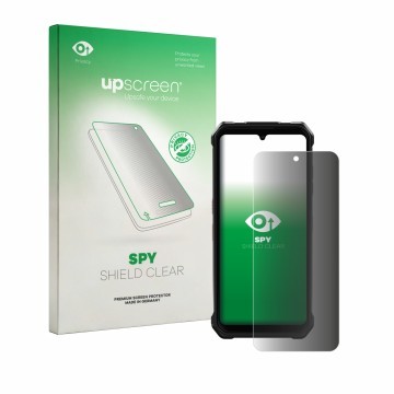 Vorderseite einer Produktverpackung mit dem Markenlogo upscreen. Daneben ist das Gerät Fossibot F110L mit dem zugehörigen Disp
