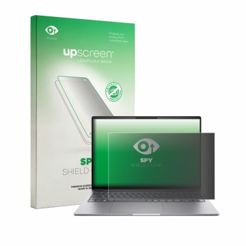 Vorderseite einer Produktverpackung mit dem Markenlogo upscreen. Daneben ist das Gerät HP Zbook 8 G2i 16