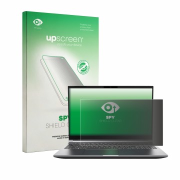 Vorderseite einer Produktverpackung mit dem Markenlogo upscreen. Daneben ist das Gerät Chuwi GTBook X mit dem zugehörigen Disp
