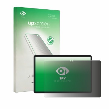Vorderseite einer Produktverpackung mit dem Markenlogo upscreen. Daneben ist das Gerät VekfulPC T50 mit dem zugehörigen Displa