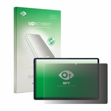 Parte frontale di una confezione del prodotto con il logo del marchio upscreen. Accanto è raffigurato il dispositivo Motorola 