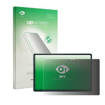 Parte frontale di una confezione del prodotto con il logo del marchio upscreen. Accanto è raffigurato il dispositivo Motorola 