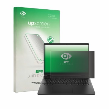 Vorderseite einer Produktverpackung mit dem Markenlogo upscreen. Daneben ist das Gerät HP HyperX OMEN 15 mit dem zugehörigen D