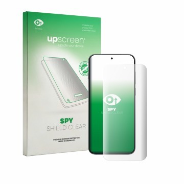 Vorderseite einer Produktverpackung mit dem Markenlogo upscreen. Daneben ist das Gerät Vivo X500 Pro Max mit dem zugehörigen D