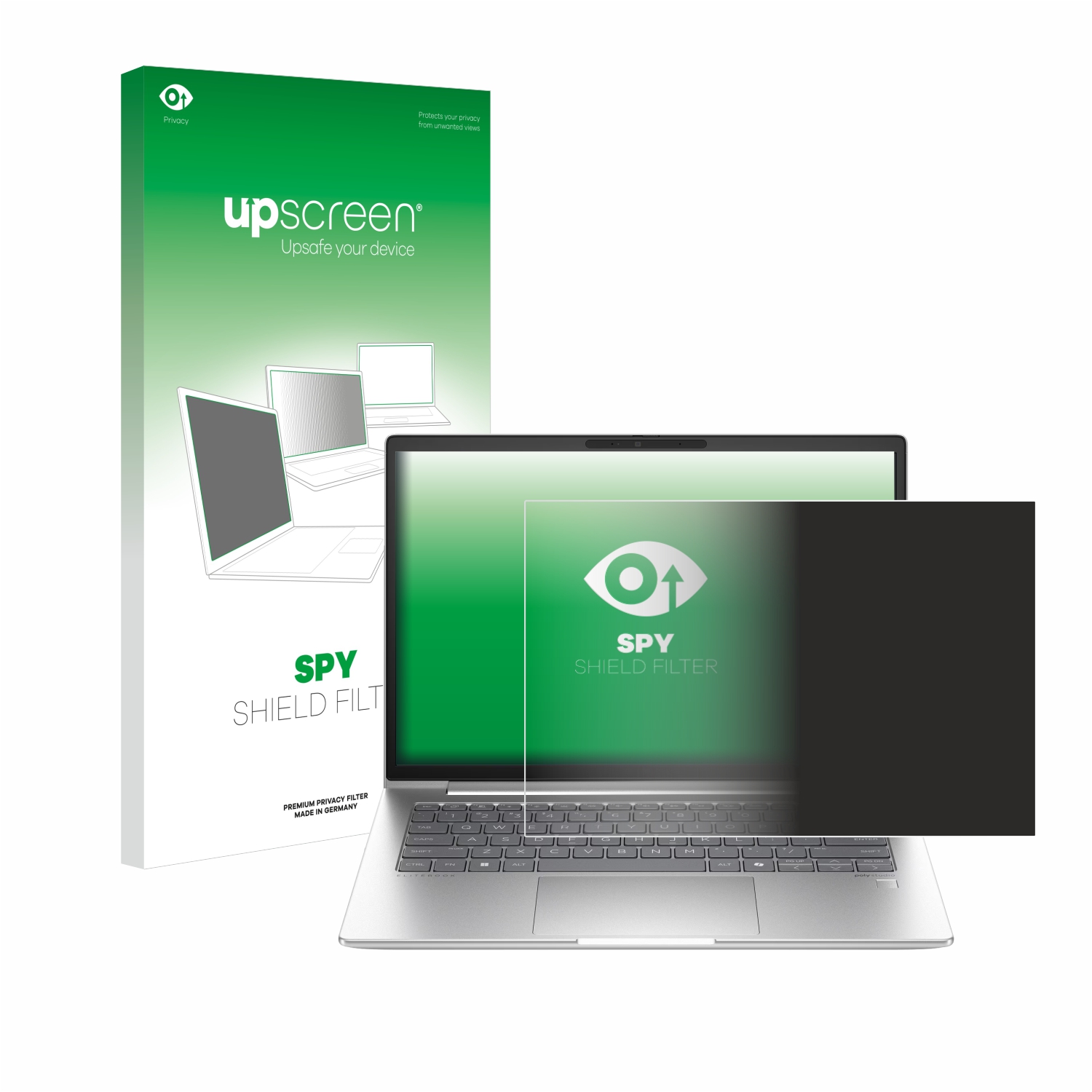 Upscreen Privacy Filter Voor HP EliteDisplay E231 - Anti-spy, Anti-kras, Antibacterieel Schermfilter