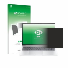 Face avant d’un emballage produit avec le logo de la marque upscreen. À côté, l’appareil HP EliteBook 8 G1i 16