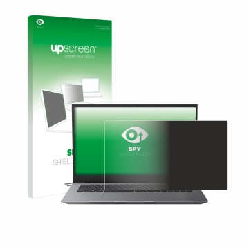 Vorderseite einer Produktverpackung mit dem Markenlogo upscreen. Daneben ist das Gerät Blackview Acebook 10 18.5