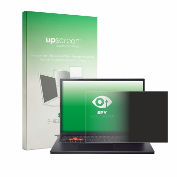 Vorderseite einer Produktverpackung mit dem Markenlogo upscreen. Daneben ist das Gerät Acer Nitro Lite 16 NL16-71G mit dem zug