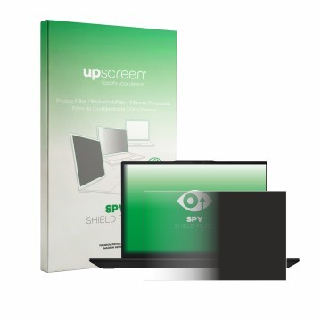 Vorderseite einer Produktverpackung mit dem Markenlogo upscreen. Daneben ist das Gerät Lenovo ThinkPad T16 Gen 5 mit dem zugeh